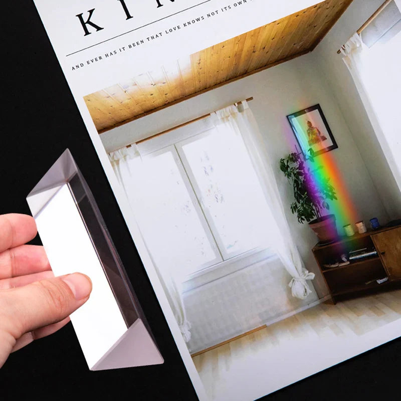 Rainbow Prisma Triangular Glass Prism