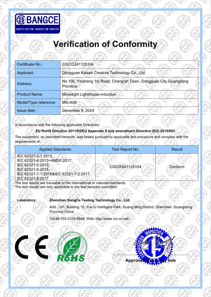 Moon Lamp Projection Lighthouse