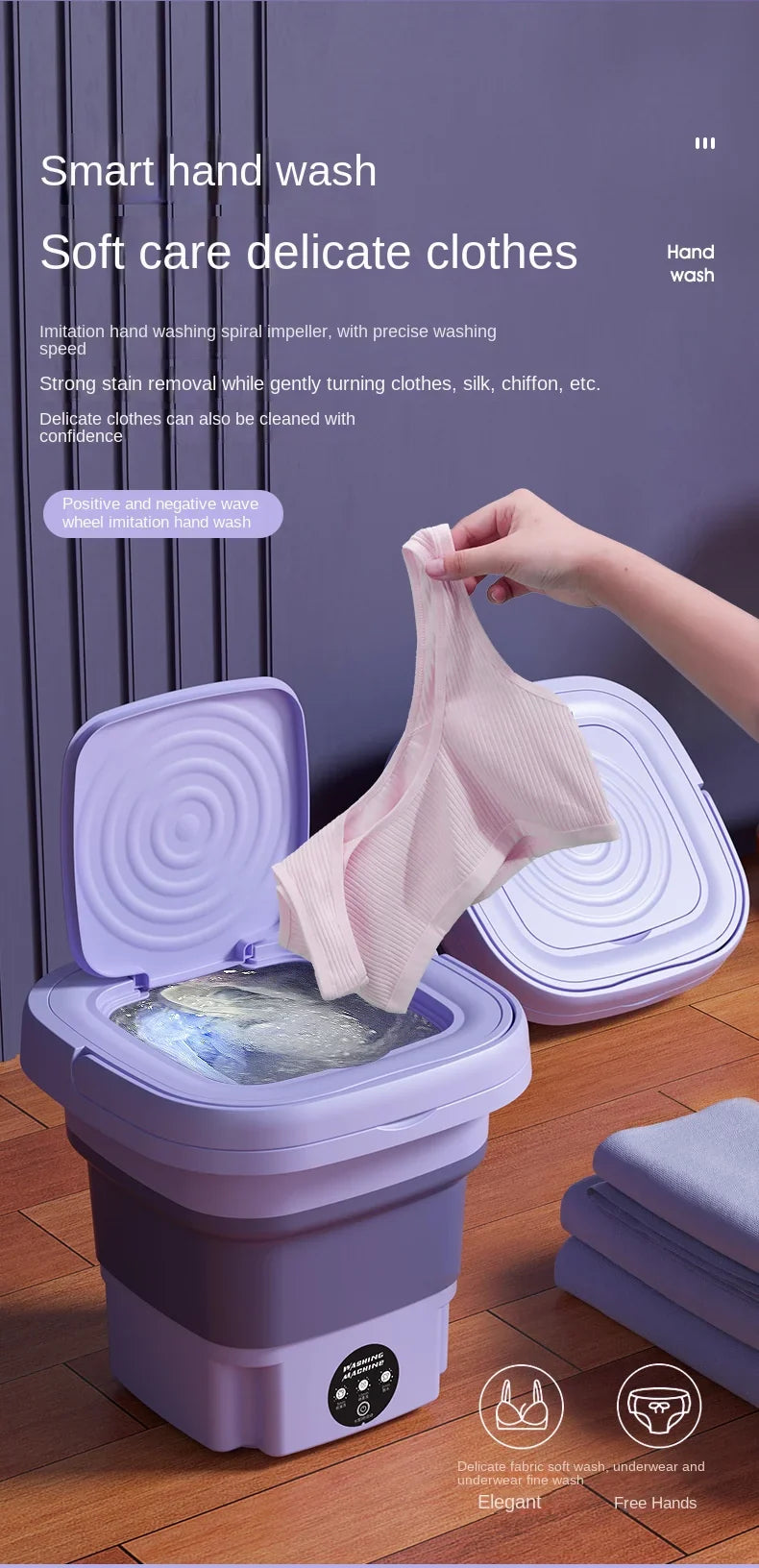 Portable Foldable Washing Machine