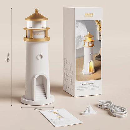 Moon Lamp Projection Lighthouse