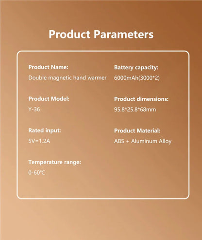 Rechargeable Magnetic Hand Warmer