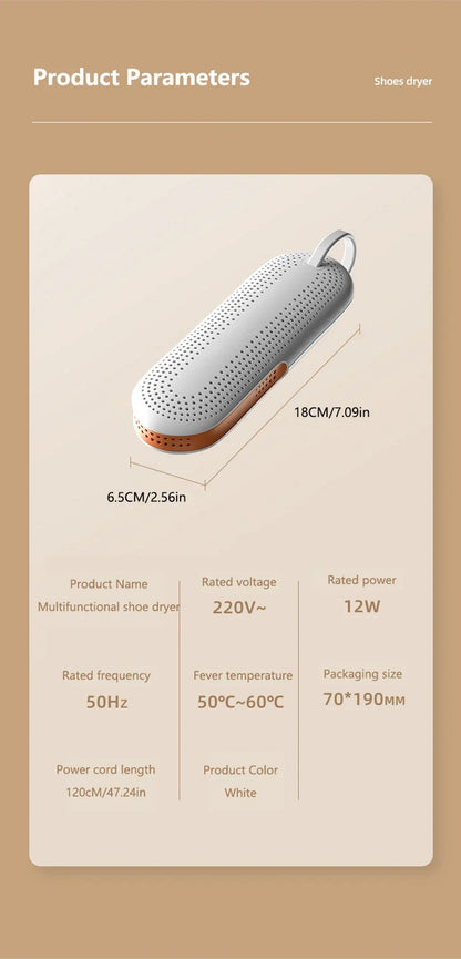 Deodorising & Sterilising Shoe Dryer