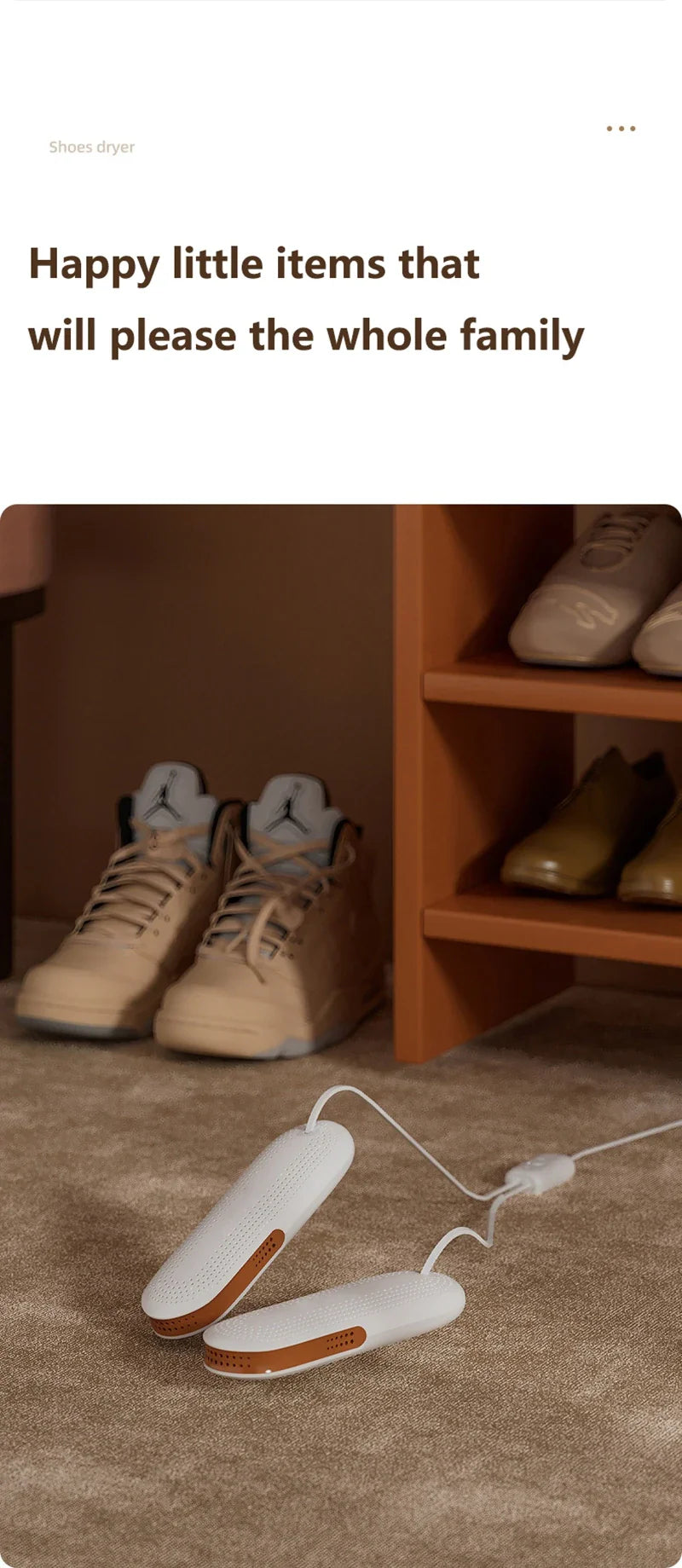 Deodorising & Sterilising Shoe Dryer