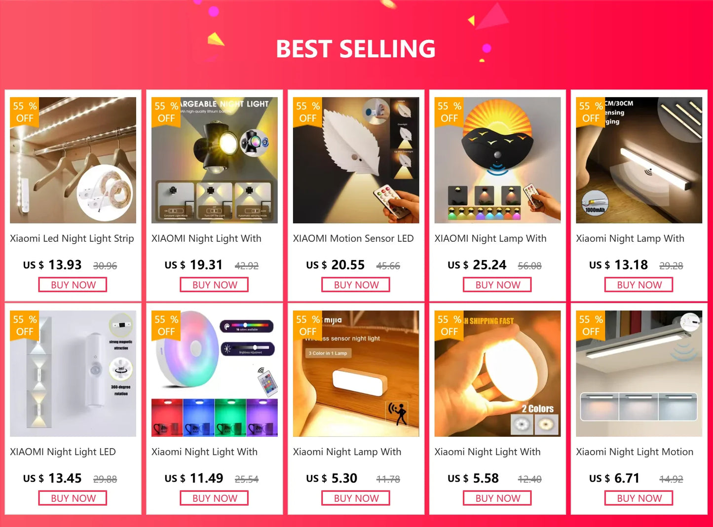 Motion Sensor Night Lamp