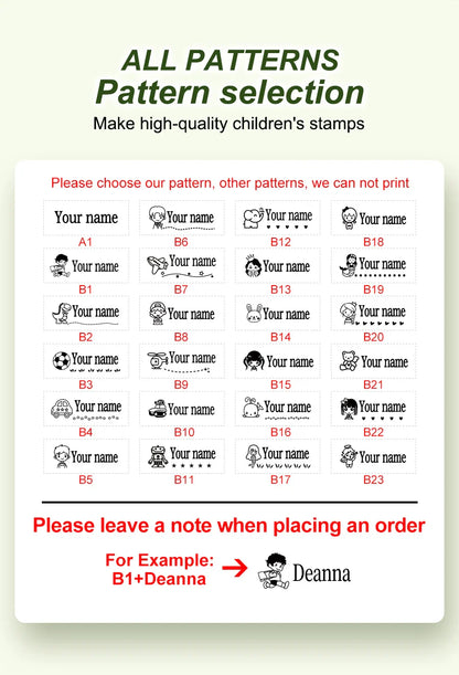 Name Stamp Set