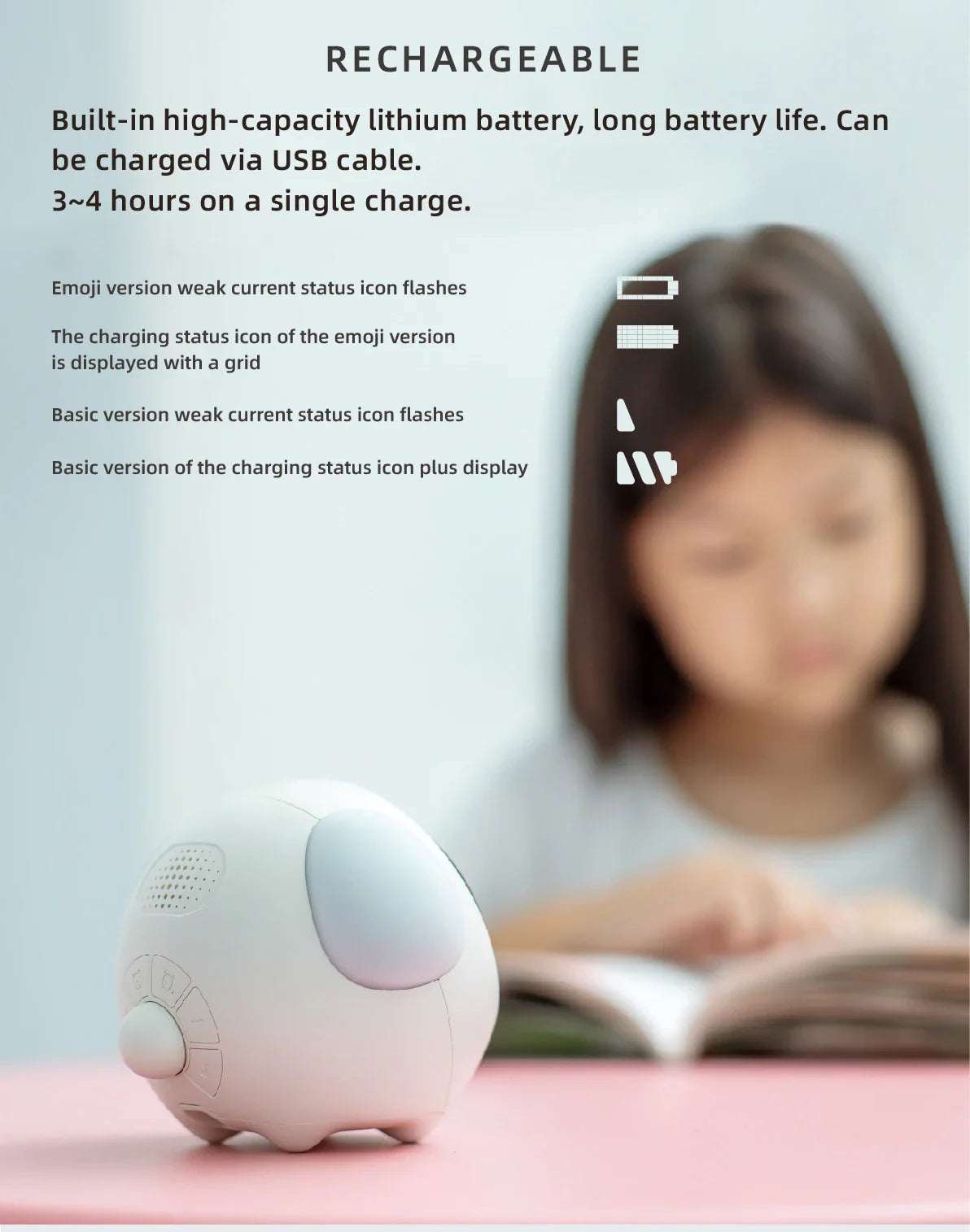 Child Digital Emotion Alarm Clock