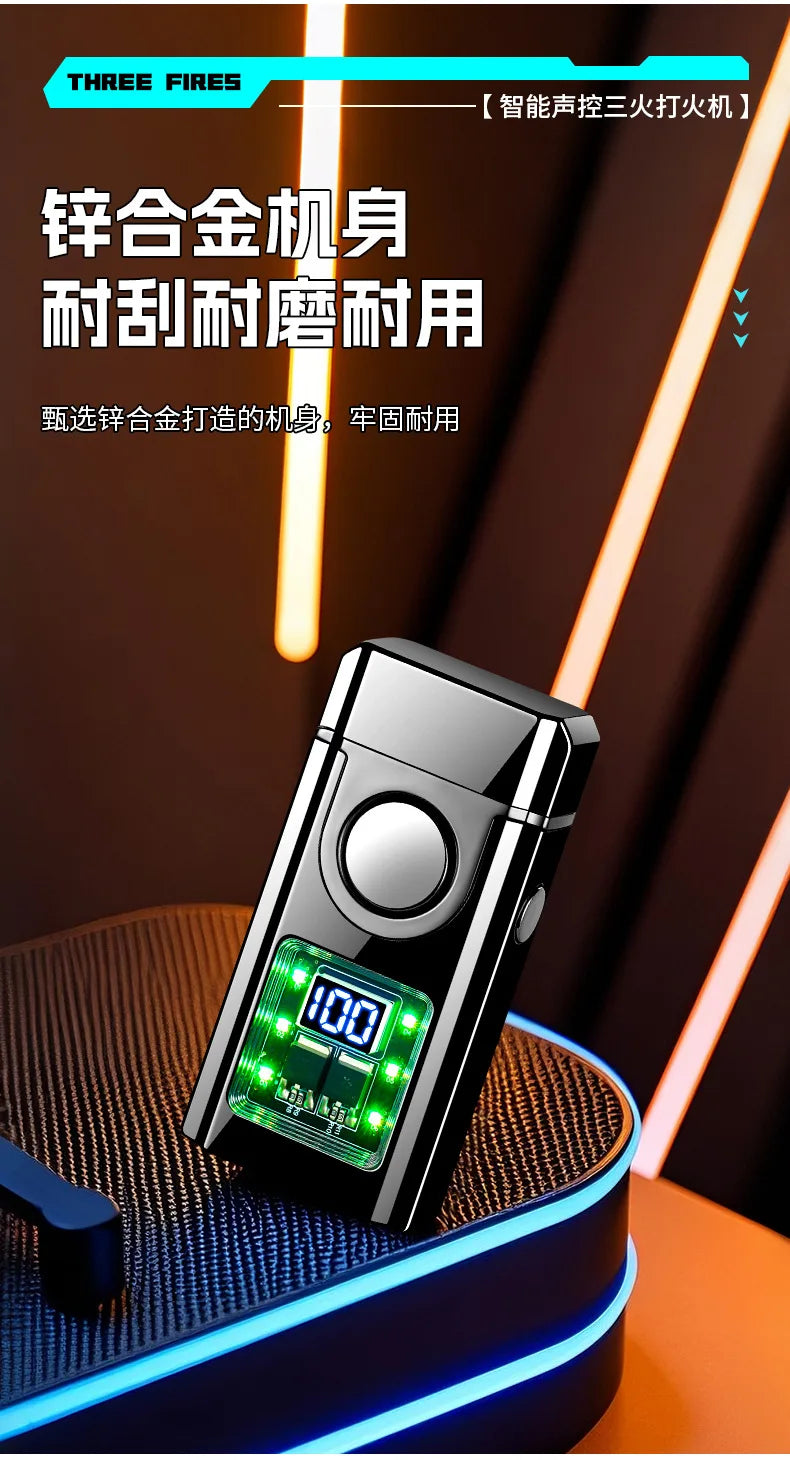Gas-Electric Dual-Purpose Lighter